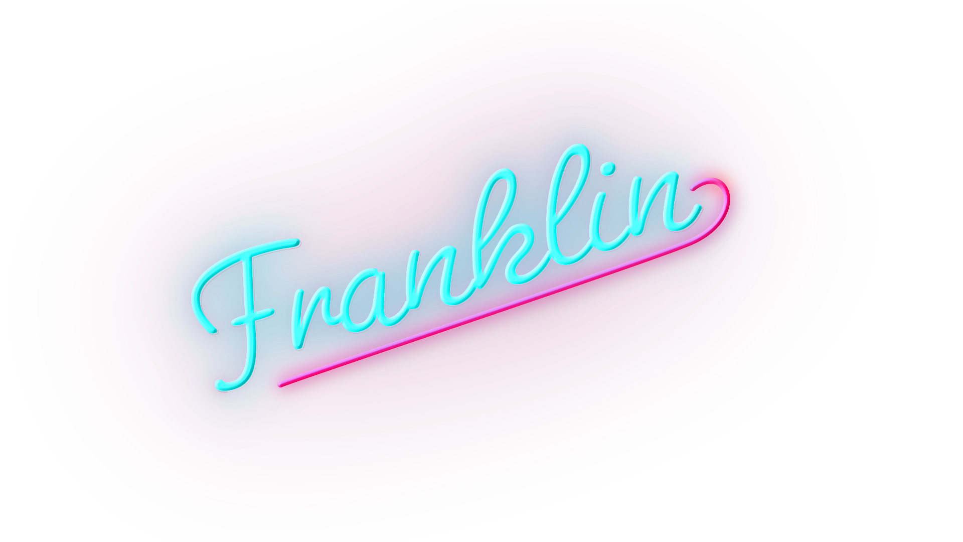 Letrero de neón Franklin